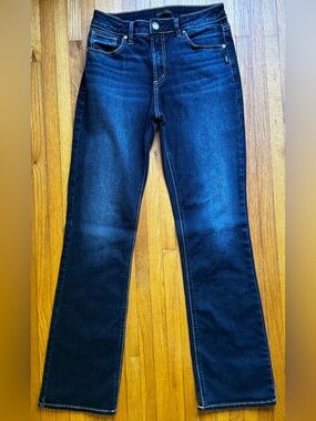 Silver Jeans Women's Dark Blue Boot Cut Jeans